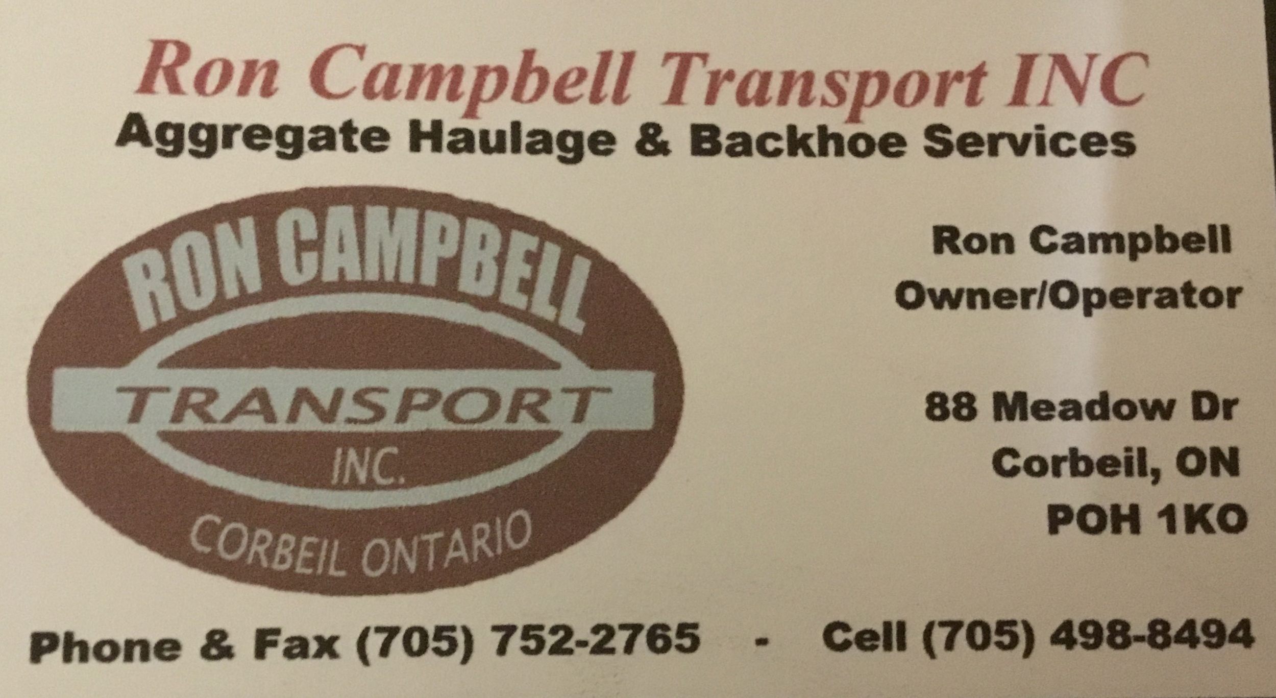Ron Campbell Transport Inc.
